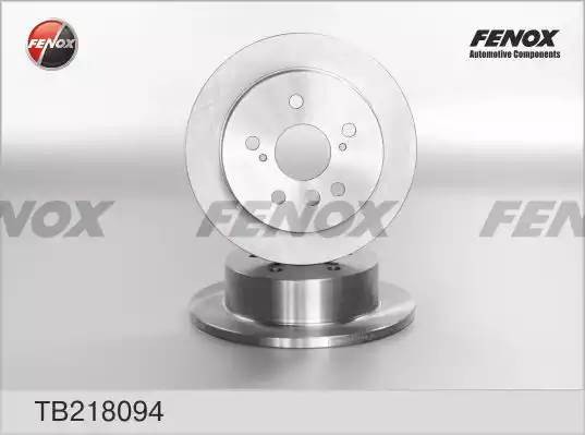 ДИСК ТОРМОЗНОЙ ЗАДНИЙ TB218094 FENOX