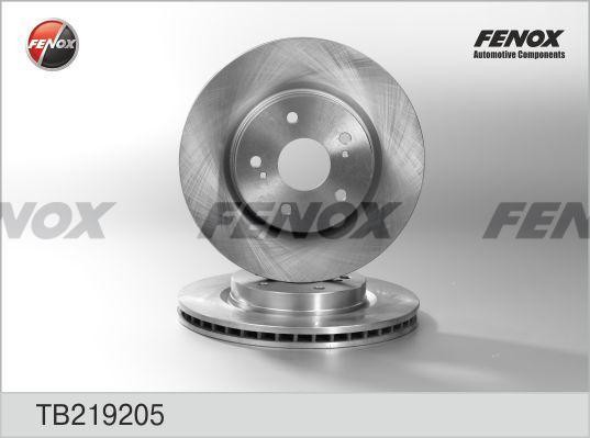 ДИСК ТОРМОЗНОЙ ПЕРЕДНИЙ TB219205 FENOX