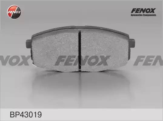 КОЛОДКИ ТОРМОЗНЫЕ ДИСКОВЫЕ ПЕРЕДНИЕ BP43019 FENOX