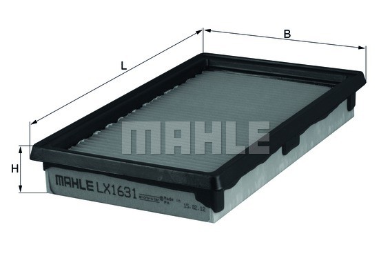 Фильтр воздушный LX1631 MAHLE