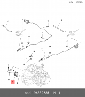 Подшипник выжимной сцепления 96832585 CHEVROLET