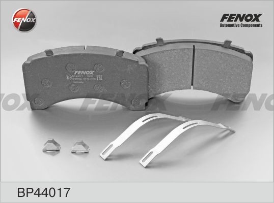 КОЛОДКИ ТОРМОЗНЫЕ ДИСКОВЫЕ ЗАДНЕЙ ОСИ ПРИЦЕПА KNORR BP44017 FENOX