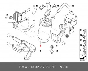 Фильтр топливный 13 32 7 785 350 BMW