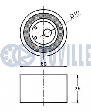 Рычаг подвески 935044 RUVILLE