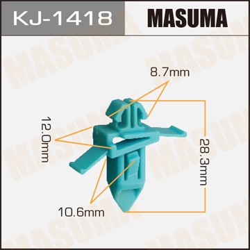 Клипса крепежная KJ1418 MASUMA