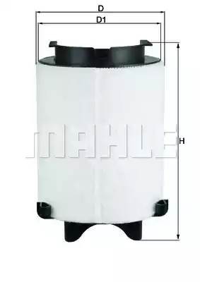 Фильтр воздушный LX1566/1 MAHLE