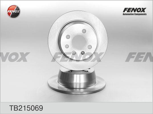 ДИСК ТОРМОЗНОЙ ЗАДНИЙ TB215069 FENOX