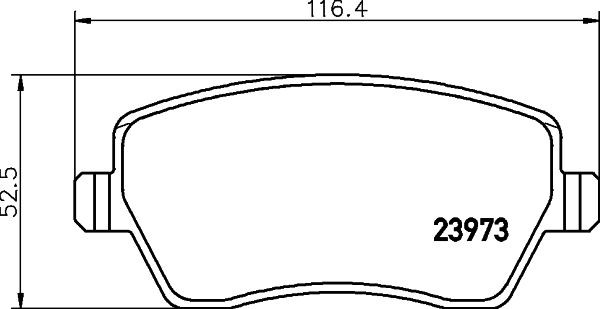 Колодки тормозные дисковые 8DB 355 010-851 PAGID