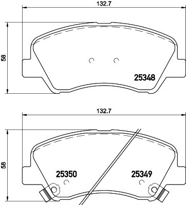 Колодки тормозные дисковые 8DB 355 028-881 PAGID