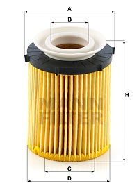 Фильтр масляный двигателя HU7116Z MANN FILTER