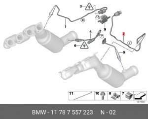 Датчик кислородный (лямбда-зонд) 11 78 7 557 223 BMW
