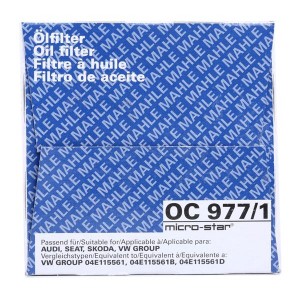 Фильтр масляный двигателя OC977/1 MAHLE