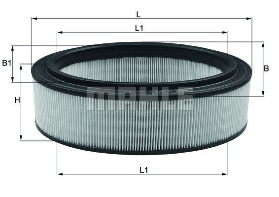 Фильтр воздушный LX2844 MAHLE