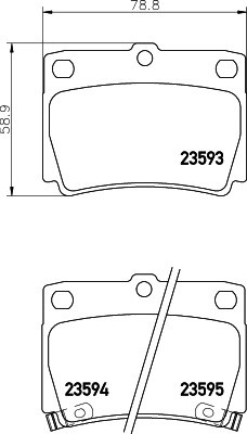 Колодки тормозные дисковые 8DB 355 027-741 PAGID