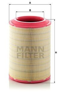 Фильтр воздушный C 37 2070-2 MANN FILTER