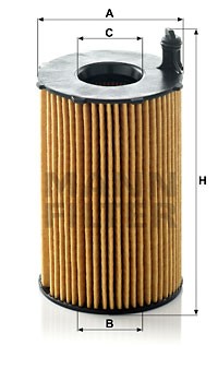 Фильтр масляный двигателя HU8005Z MANN FILTER