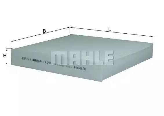 Фильтр салона LA293 MAHLE