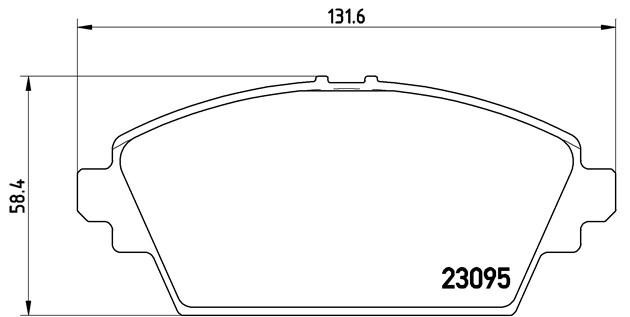 Колодки тормозные дисковые P56044 BREMBO
