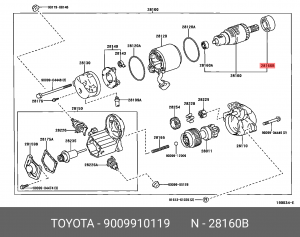 Подшипник стартера 90099-10119 DAIHATSU