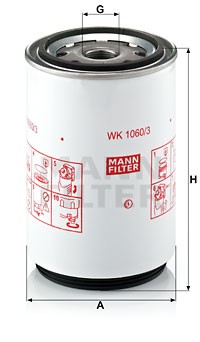 Фильтр топливный WK10603X MANN FILTER
