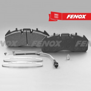 КОЛОДКИ ТОРМОЗНЫЕ ДИСКОВЫЕ ПЕРЕДНЕЙ ЗАДНЕЙ ОСИ MERITOR BP44004 FENOX