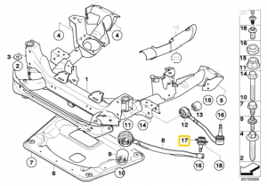 Опора шаровая подвески 31 10 0 363 476 BMW