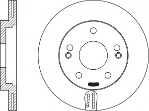 Диск тормозной RN1562 NIBK