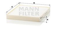 Фильтр салона CU2227 MANN FILTER