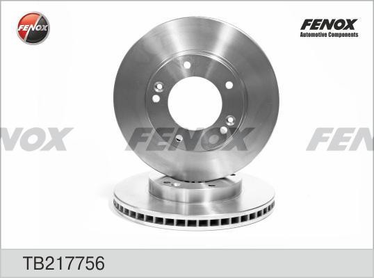 ДИСК ТОРМОЗНОЙ ПЕРЕДНИЙ TB217756 FENOX