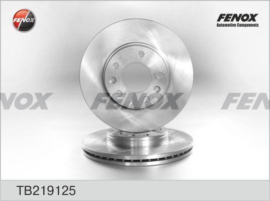 ДИСК ТОРМОЗНОЙ ПЕРЕДНИЙ TB219125 FENOX