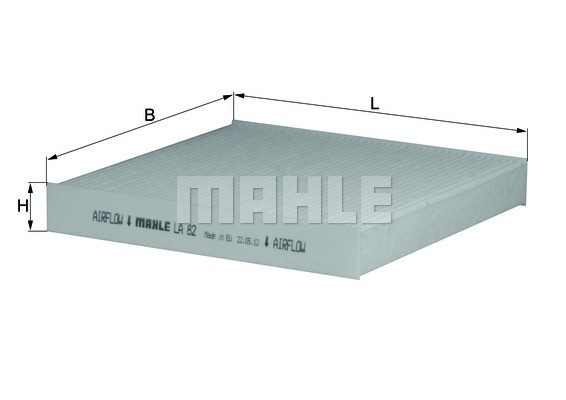 Фильтр салона LA82 MAHLE