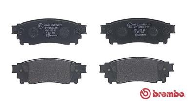 Колодки тормозные дисковые P83166 BREMBO