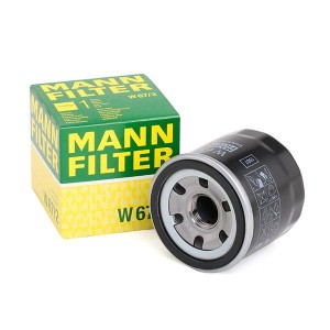 Фильтр масляный двигателя W672 MANN FILTER