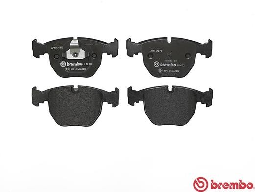 Колодки тормозные дисковые P06021 BREMBO