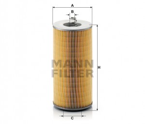 Фильтр масляный двигателя H 12 110-2 X MANN FILTER