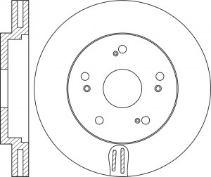 Диск тормозной RN1243 NIBK