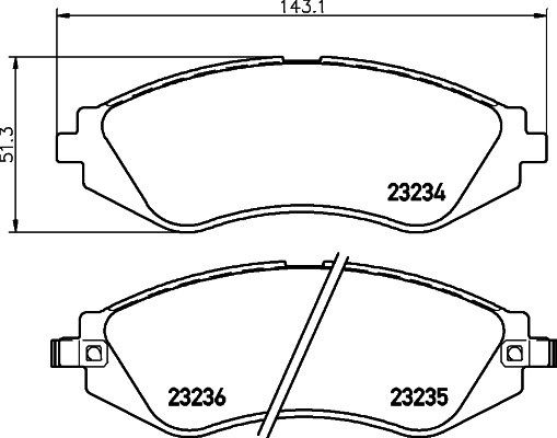 Колодки тормозные дисковые 8DB 355 029-561 PAGID