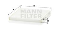 Фильтр салона CU2027 MANN FILTER