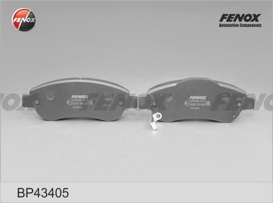 КОЛОДКИ ТОРМОЗНЫЕ ДИСКОВЫЕ ПЕРЕДНИЕ BP43405 FENOX