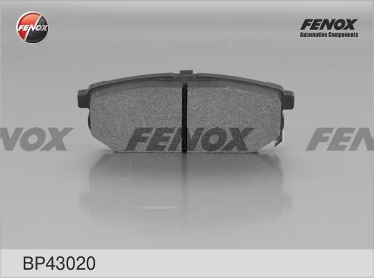 КОЛОДКИ ТОРМОЗНЫЕ ДИСКОВЫЕ ПЕРЕДНИЕ BP43020 FENOX