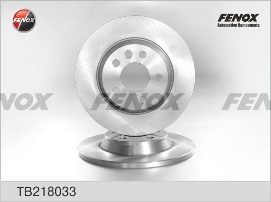 ДИСК ТОРМОЗНОЙ ЗАДНИЙ TB218033 FENOX