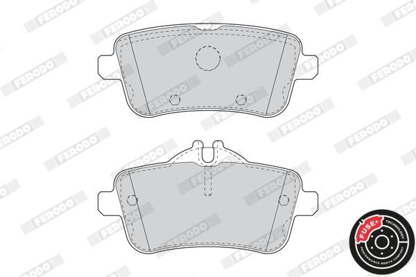 Колодки тормозные дисковые FDB4587 FERODO