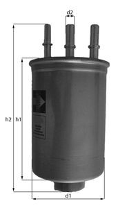 Фильтр топливный KL505 MAHLE