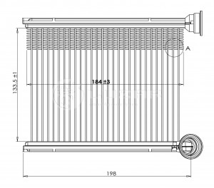 Радиатор отопителя LRH0978 LUZAR