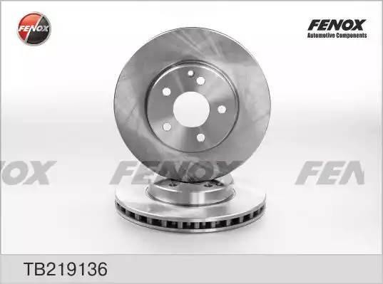 ДИСК ТОРМОЗНОЙ ПЕРЕДНИЙ TB219136 FENOX