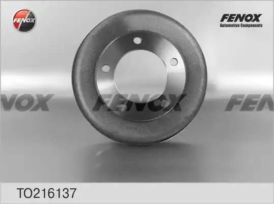 БАРАБАН ТОРМОЗНОЙ TO216137 FENOX