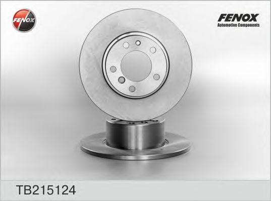 ДИСК ТОРМОЗНОЙ ПЕРЕДНИЙ TB215124 FENOX