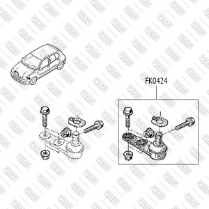 Опора шаровая подвески FK0424 FIXAR