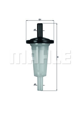 Фильтр топливный KL23OF MAHLE