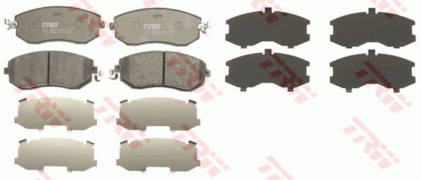 Колодки тормозные дисковые GDB3519 TRW